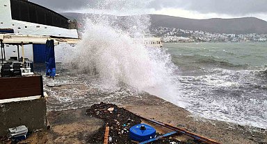 Bodrum-Fethiye arası denizlerde fırtına uyarısı