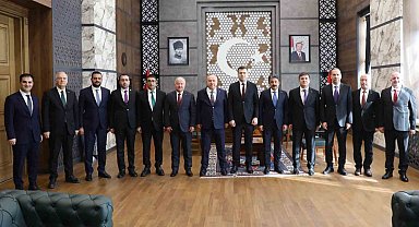 Bölge valilerinden Vali Nedim Akmeşe'ye hayırlı olsun ziyareti