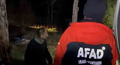 Bolu'da kaybolan zihinsel engelli vatandaş 20 saat sonra sağ bulundu