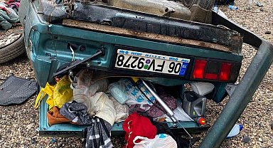 Bolu'da otomobil takla attı, 4 kişi yaralandı