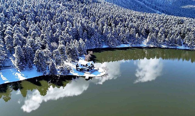 Bolu'nun incisi beyaz gelinliğini giydi
