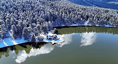 Bolu'nun incisi beyaz gelinliğini giydi