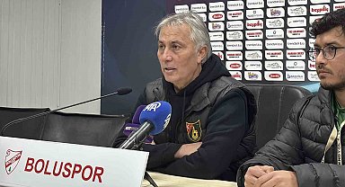 Boluspor - İstanbulspor maçının ardından