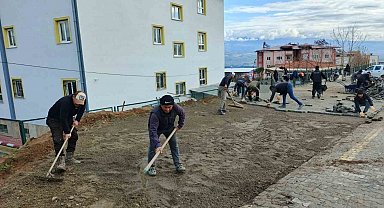 Bozdoğan'da okul çevresinde düzenlemeler devam ediyor