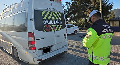 Burdur'da 15 bin 851 araç ve sürücüsü kontrol edildi