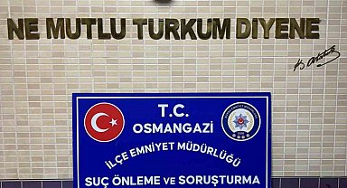 Bursa'da 1 kilo 280 gram esrar ele geçirildi