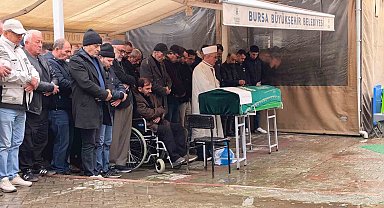 Bursa'da damadı tarafından öldürülen kayınpeder son yolculuğuna uğurlandı