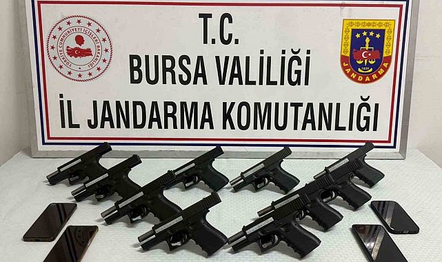 Bursa'da Jandarmadan silah operasyonu