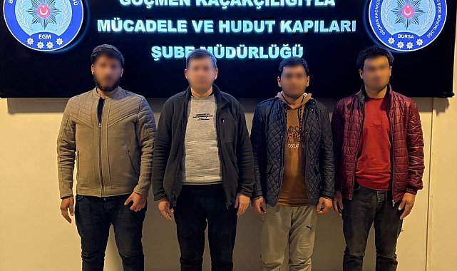 Bursa'da kaçak işçi operasyonu: 4 yabancı uyruklu şahıs yakalandı