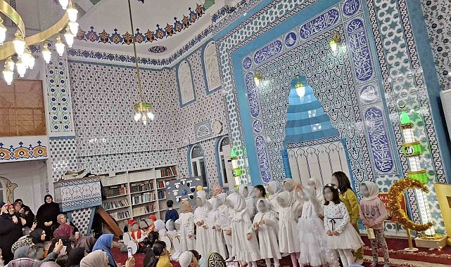 Bursa'da miniklerden "Ramazan, Cami ve Hayat" temalı etkinlik