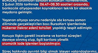 BURULAŞ'tan önemli uyarı