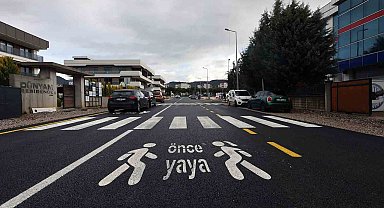 Büyükşehir Kolejler Bölgesi'nde yol yapım çalışmalarını tamamladı