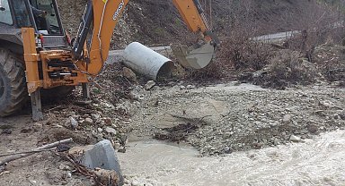 Çameli Belediyesi yoğun yağışın ardından 724 teyakkuzda