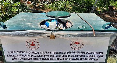 Çanakkale'de 8 yılda yaklaşık 500 bin adet bitki koruma ürünü zirai atık ambalajı toplanarak imha edildi