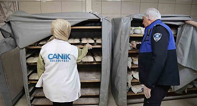 Canik'te fırınlara Ramazan denetimi