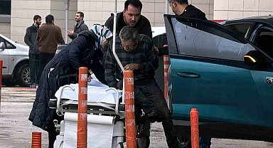 Çatıdan düşen adam yaralandı