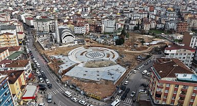 Çayırova'nın yeni meydan projesinde çalışmalar sürüyor