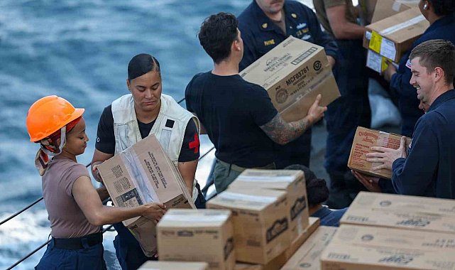 CENTCOM'dan ABD gemilerine ikmal paylaşımı