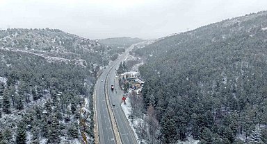 Çorum'da kar yağışı etkili oluyor