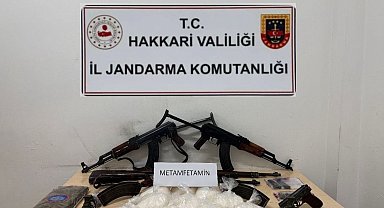 Çukurca'da uyuşturucu ve silah ele geçirildi