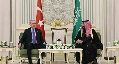 Cumhurbaşkanı Erdoğan ile Suudi Arabistan Veliaht Prensi Selman Suriye, Gazze ve Yemen'i ele aldı