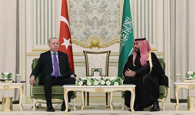 Cumhurbaşkanı Erdoğan, Suudi Arabistan Veliaht Prensi Selman ile bir araya geldi