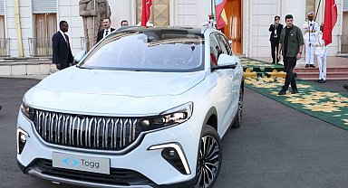 Cumhurbaşkanı Erdoğan'dan Etiyopya Başbakanı Ahmed Ali'ye Togg hediyesi