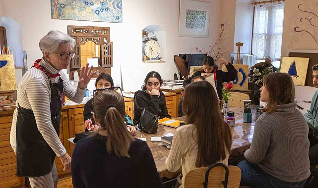 Datça'da öğrenciler sanata doydu