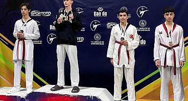 Deniz Çınar Doğan taekwondoda Türkiye 3'üncüsü