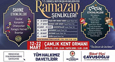 Denizli Büyükşehir 57 ayrı noktada iftar sofrası kuracak