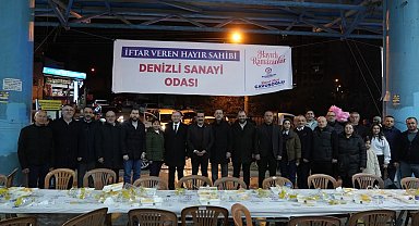 Denizli Sanayi Odasının iftar sofrası Fatih Mahallesi'nde kuruldu