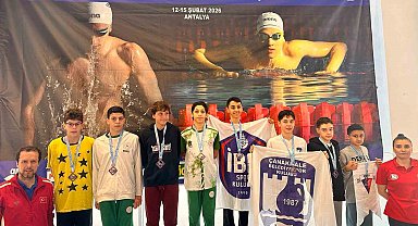 Denizlili yüzücü Türkiye şampiyonu oldu
