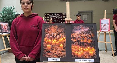 Deprem şehitleri Özalp'ta anıldı