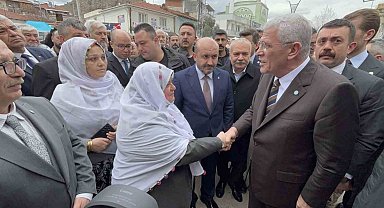 Dervişoğlu, İYİ Parti kurucusu Korkmaz'ın başörtüsü için hakaret ettiği Mihalgazi Belediye Başkanı'nı ziyaret etti