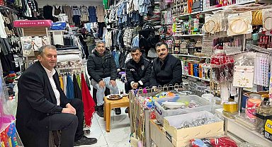Dicle Kaymakamı Mustafa Atış, esnaf ve vatandaşlarla bir araya geldi