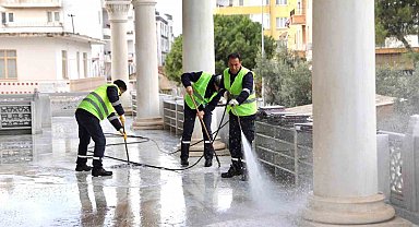 Didim'deki camilerde Ramazan ayı öncesi temizlik çalışmaları yoğunlaştırıldı