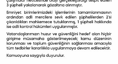 Diyarbakır Emniyet Müdürlüğüne EYP'li saldırıda 3 gözaltı