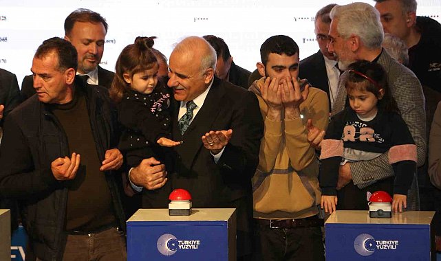 Diyarbakır'da 12 bin 165 konut için kura çekimi yapıldı