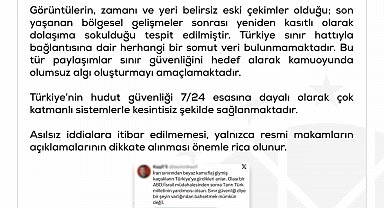 DMM: "İran sınırından Türkiye'ye kaçak giriş yapıldığı iddiasıyla paylaşılan görüntüler dezenformasyon içermektedir"