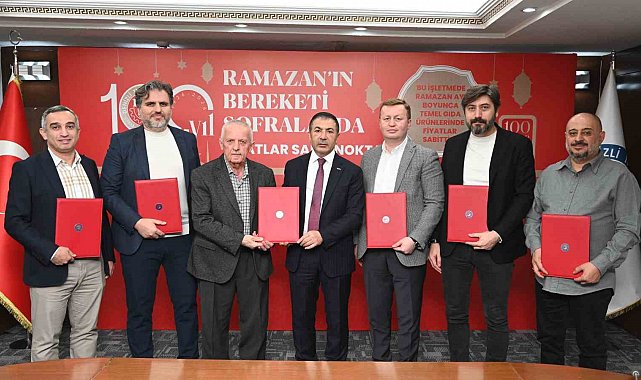 DTO'nun öncülüğünde Denizli'de Ramazan ayında temel gıdada sabit fiyat uygulaması başlatıldı