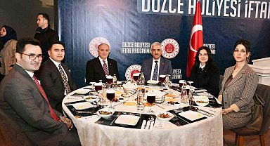 Düzce Adliyesi'nde geleneksel iftar buluşması