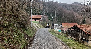 Düzce'de yol bakım çalışmaları tamamlandı