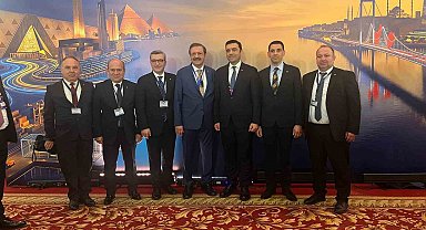 Edremit Ticaret Odası Başkanı Çetin, Türkiye-Mısır İş Forumlarına katıldı