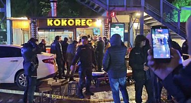 Edremit'te kokoreç dükkanına silahlı saldırı: 2'si ağır 3 yaralı