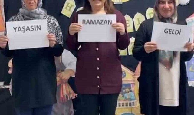 Eğitimcilerden dikkat ceken Ramazan etkinliği