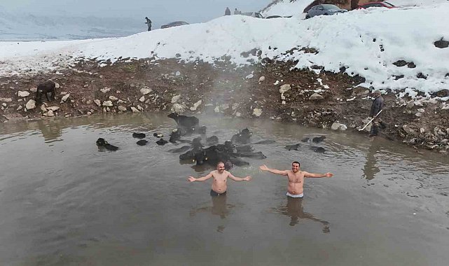 Eksi 25 derecede kaplıca keyfi