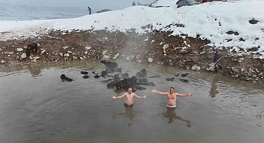 Eksi 25 derecede kaplıca keyfi