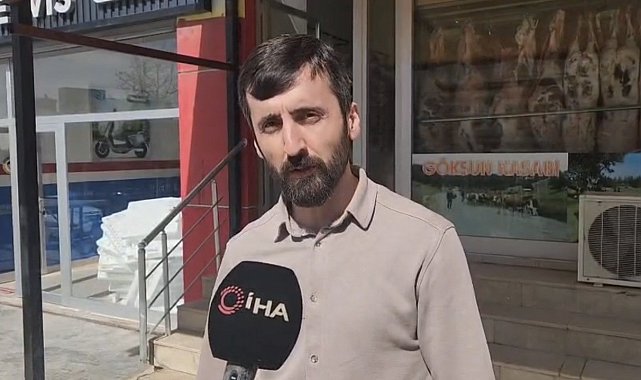 El freni boşalan minibüs ana yola indi, facia son anda önledi