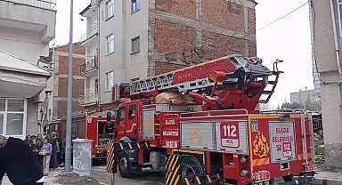 Elazığ'da ev yangını