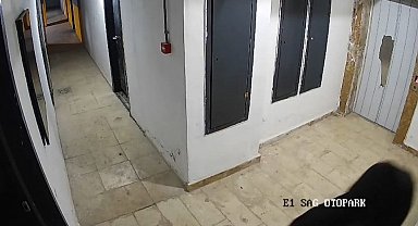 Elazığ'da güvenlik kameralarına zarar veren şahıs kameraya yakalandı